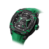 Tsar Bomba Dark Matter 5 43mm Green Skeleton Dial Men's Watch TB8605-05