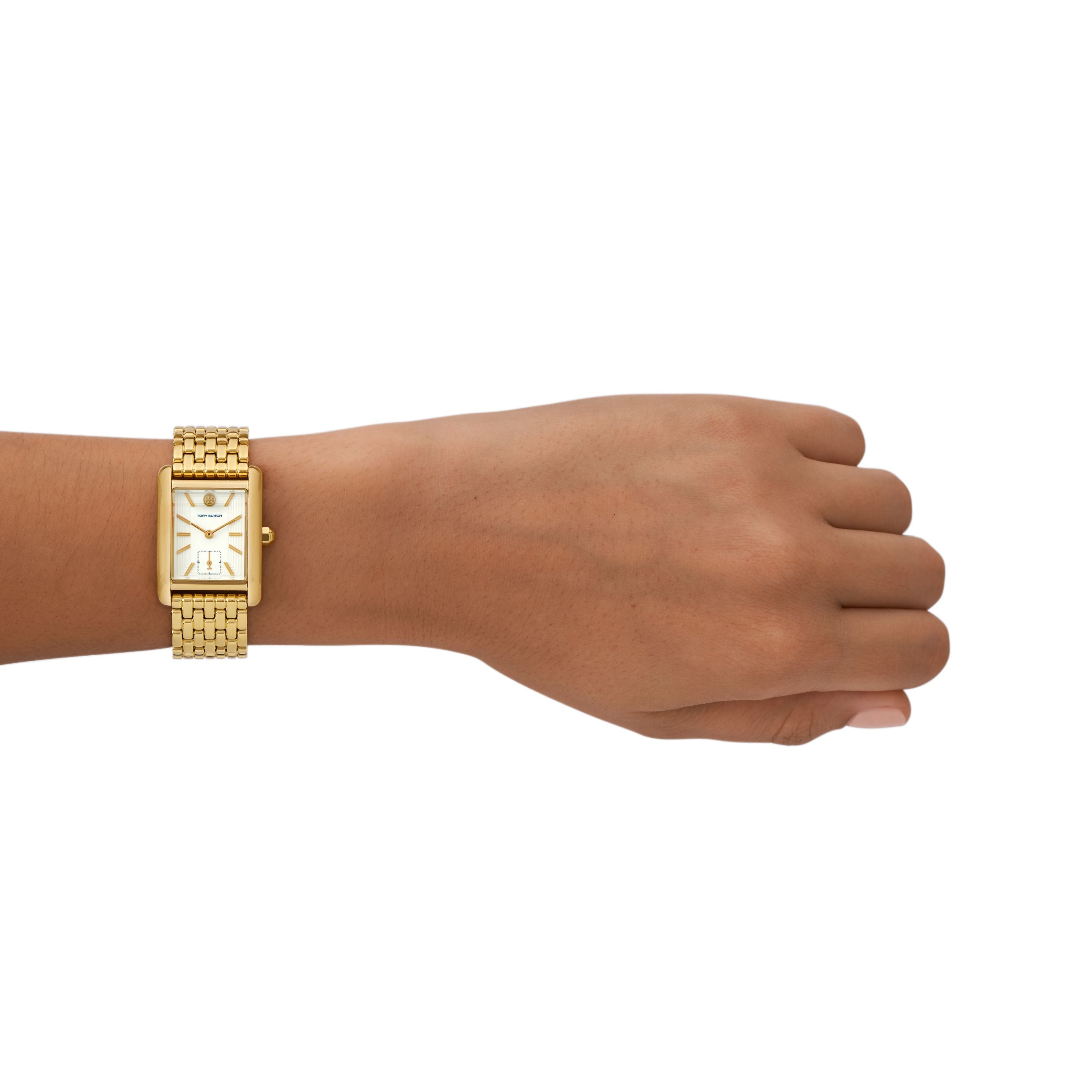 Tory Burch Eleanor 34mm Ivory Dial Women's Watch TBW1060