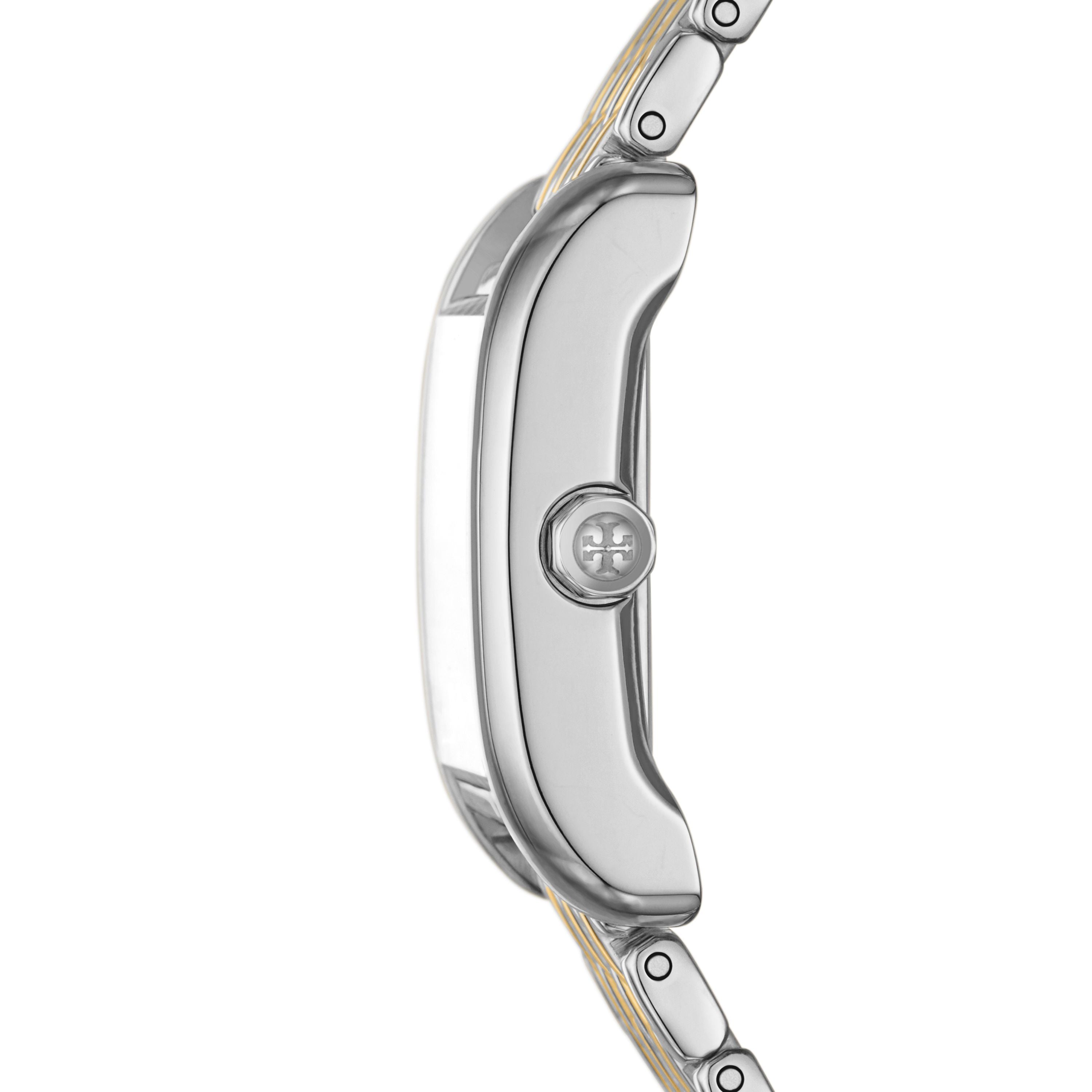 Tory Burch Eleanor Two-Tone 25mm Cream Dial Women's Watch TBW1070