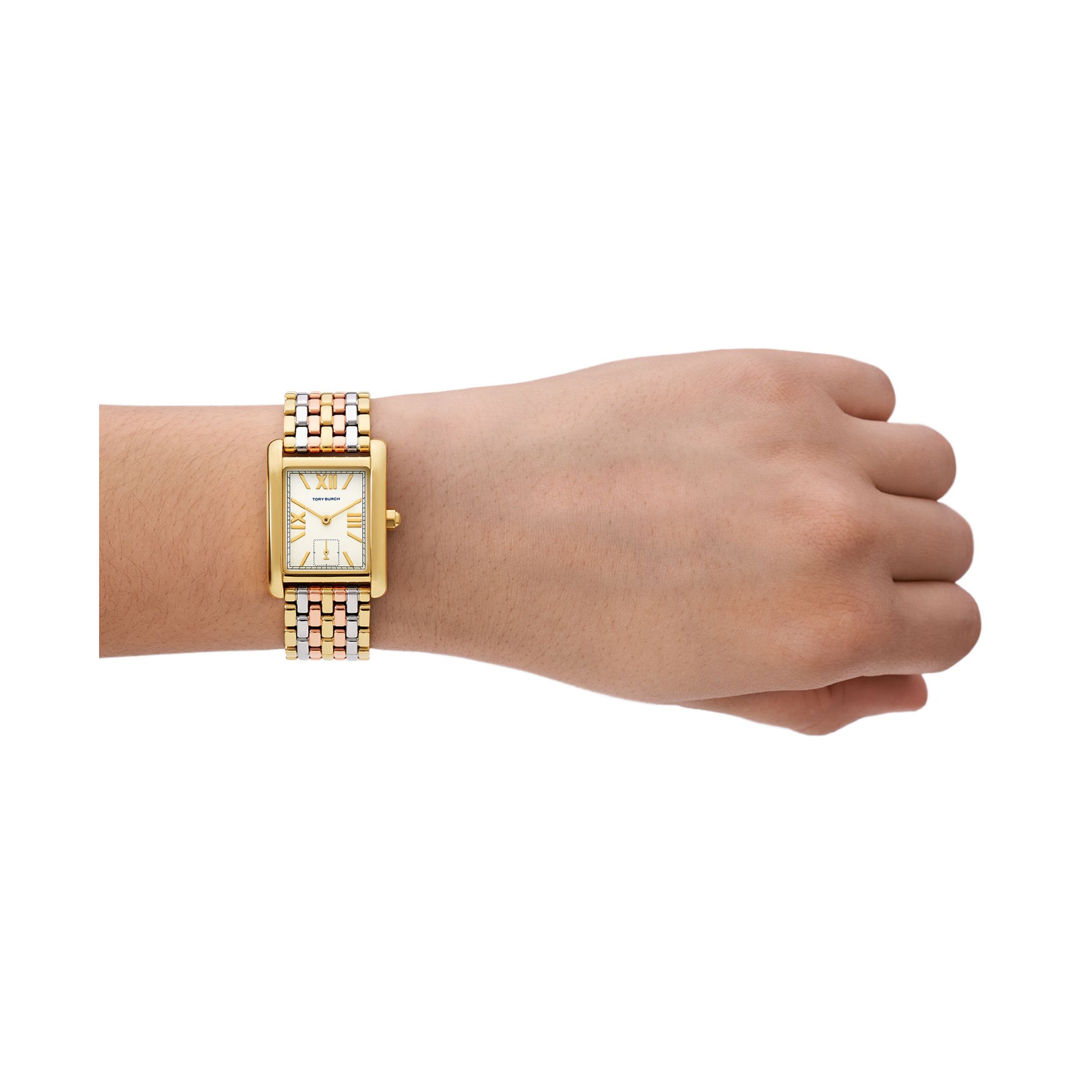 Tory Burch Eleanor 25mm Cream Dial Women's Watch TBW1078