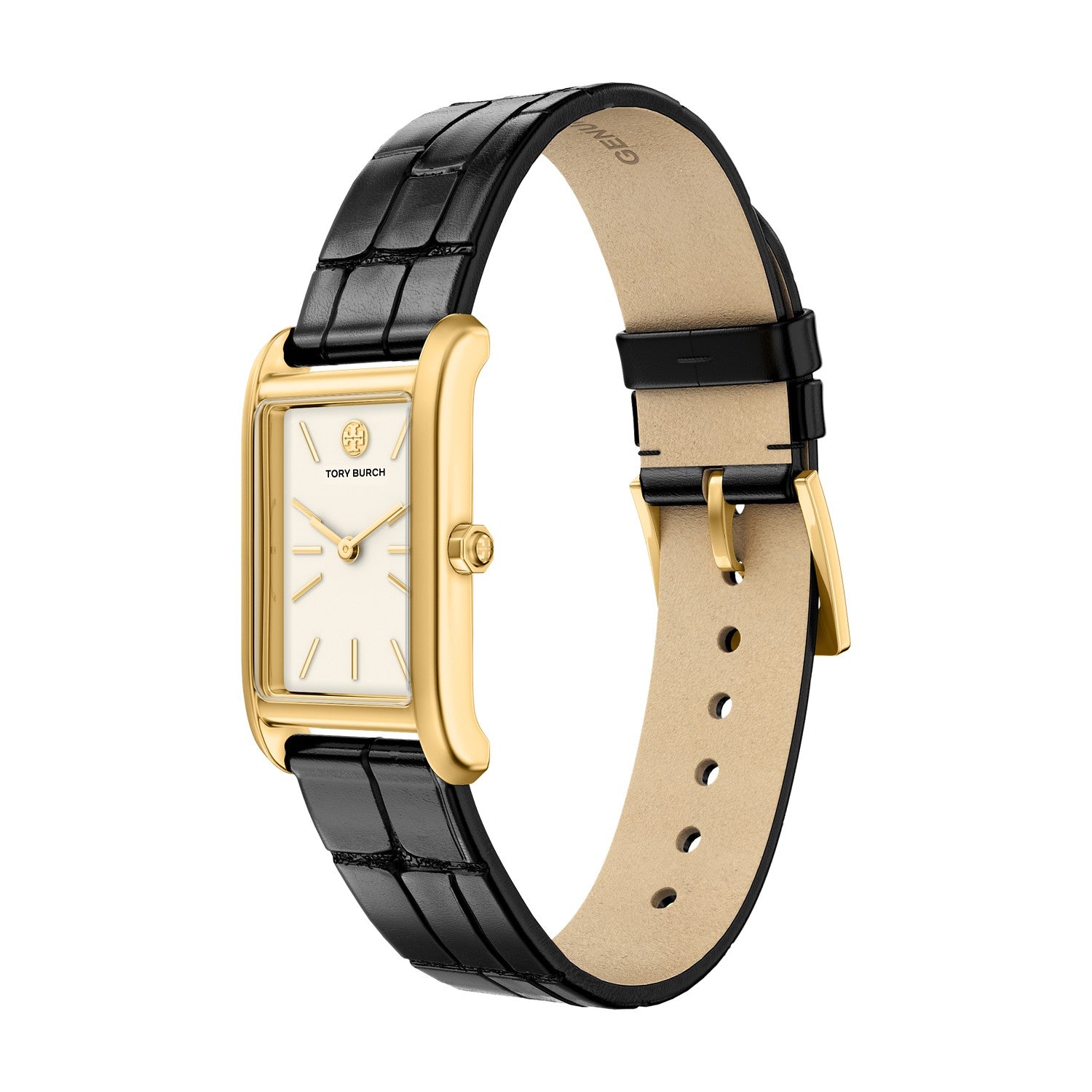 Tory Burch Eleanor Slim 20mm Ivory Dial Women's Watch TBW1151