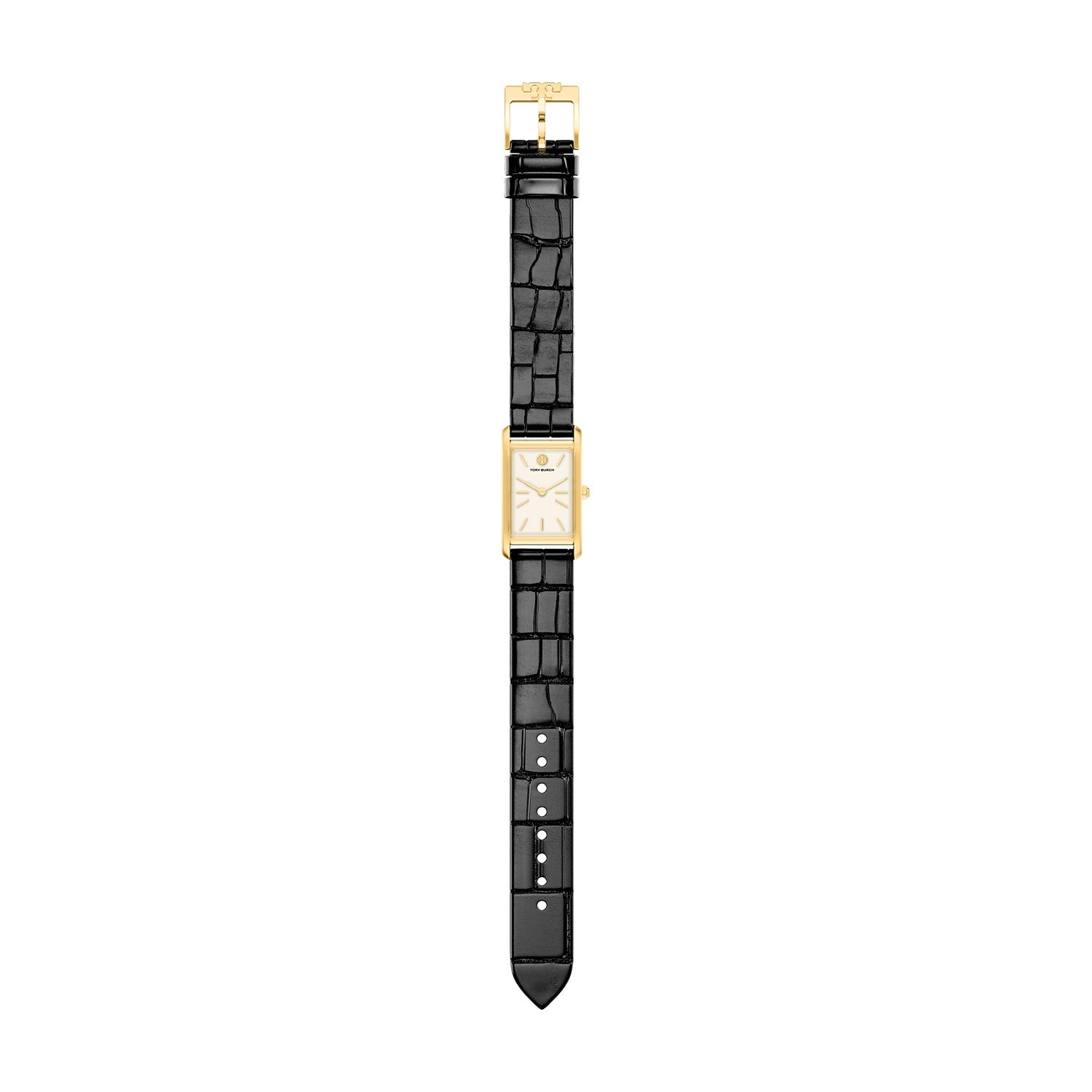 Tory Burch Eleanor Slim 20mm Ivory Dial Women's Watch TBW1151