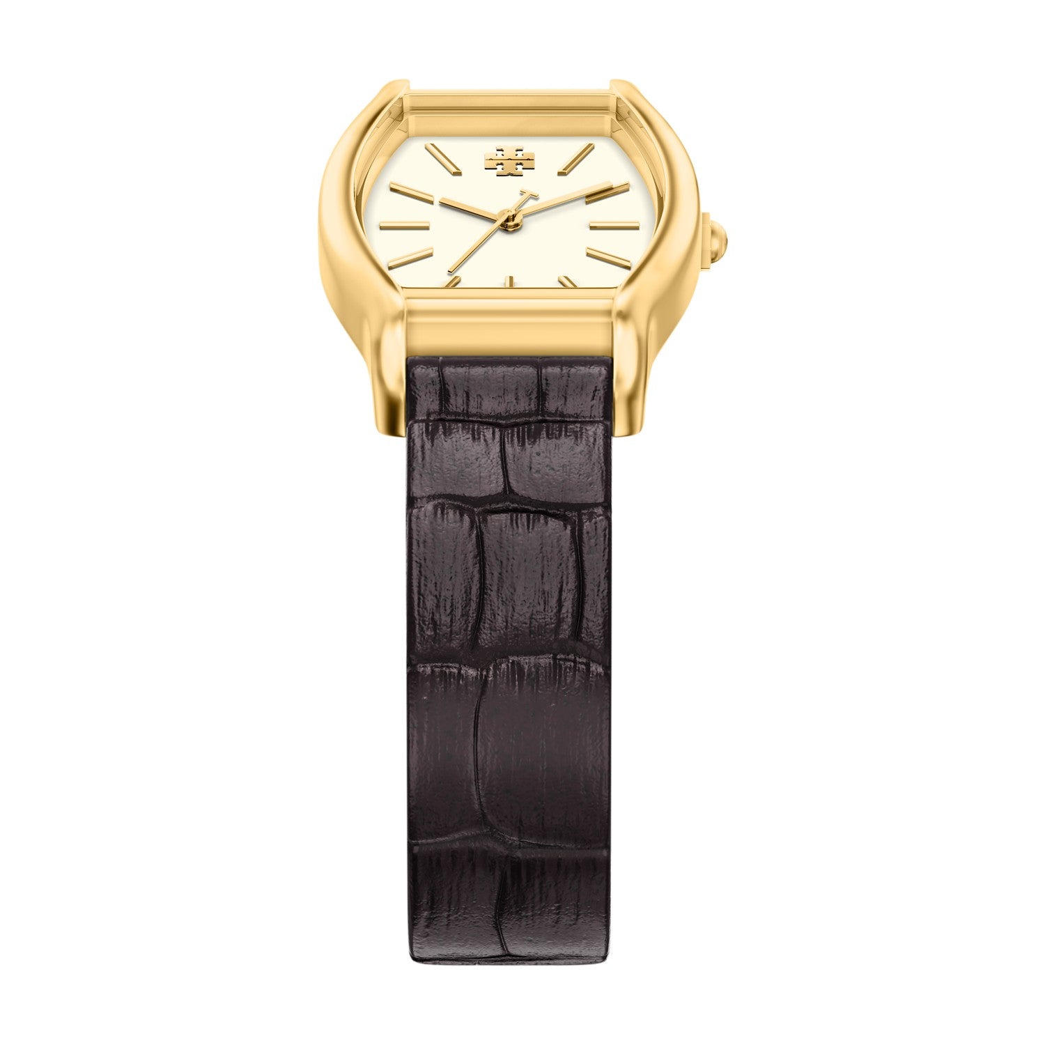 Tory Burch Eleanor Curve Small 23mm Ivory Dial Women's Watch TBW1156
