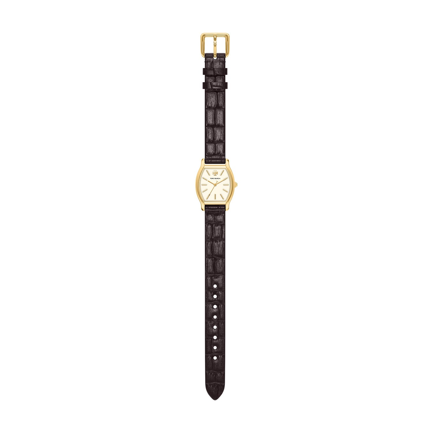 Tory Burch Eleanor Curve Small 23mm Ivory Dial Women's Watch TBW1156