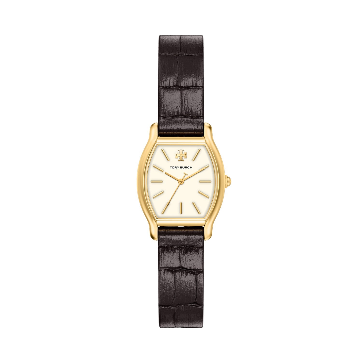 Tory Burch Eleanor Curve Small 23mm Ivory Dial Women's Watch TBW1156