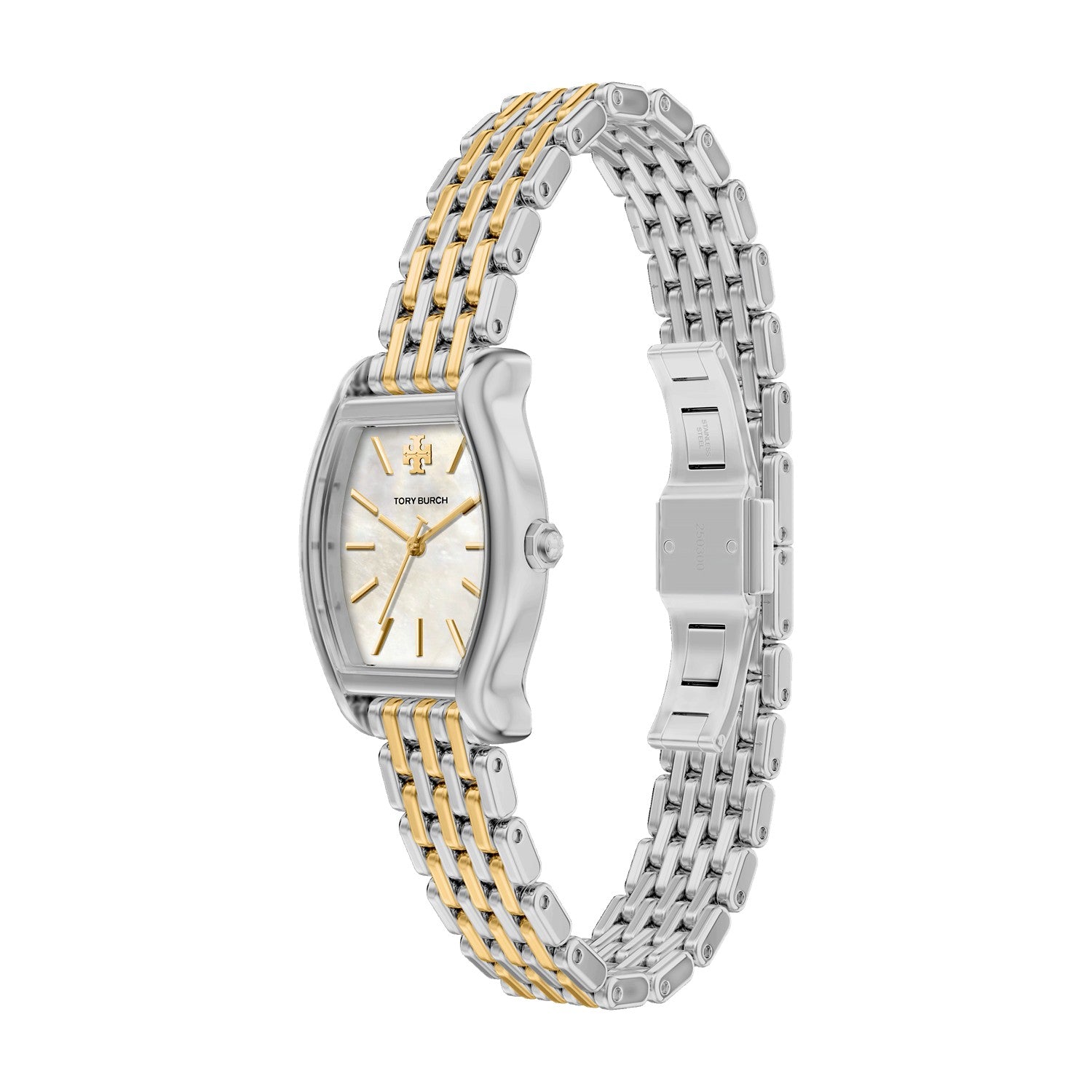 Tory Burch Eleanor Curve Small 23mm Mother of Pearl Dial Women's Watch TBW1158