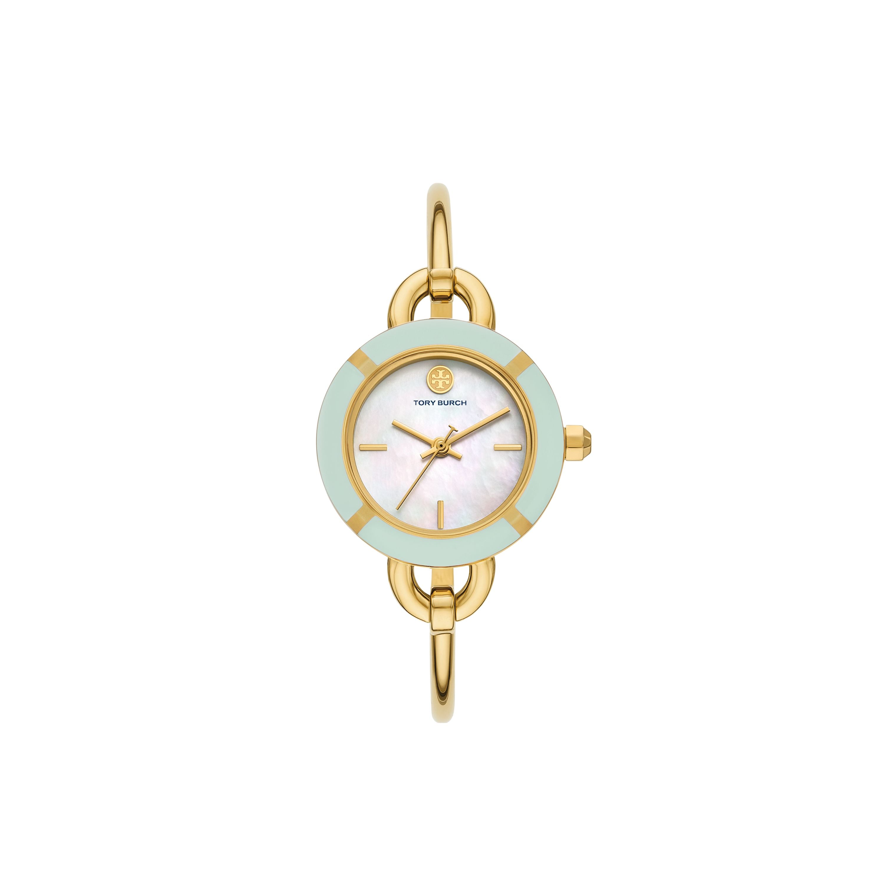 Tory Burch Miller Gift Set 27mm Mother of Pearl Dial Women's Watch TBW6019SET
