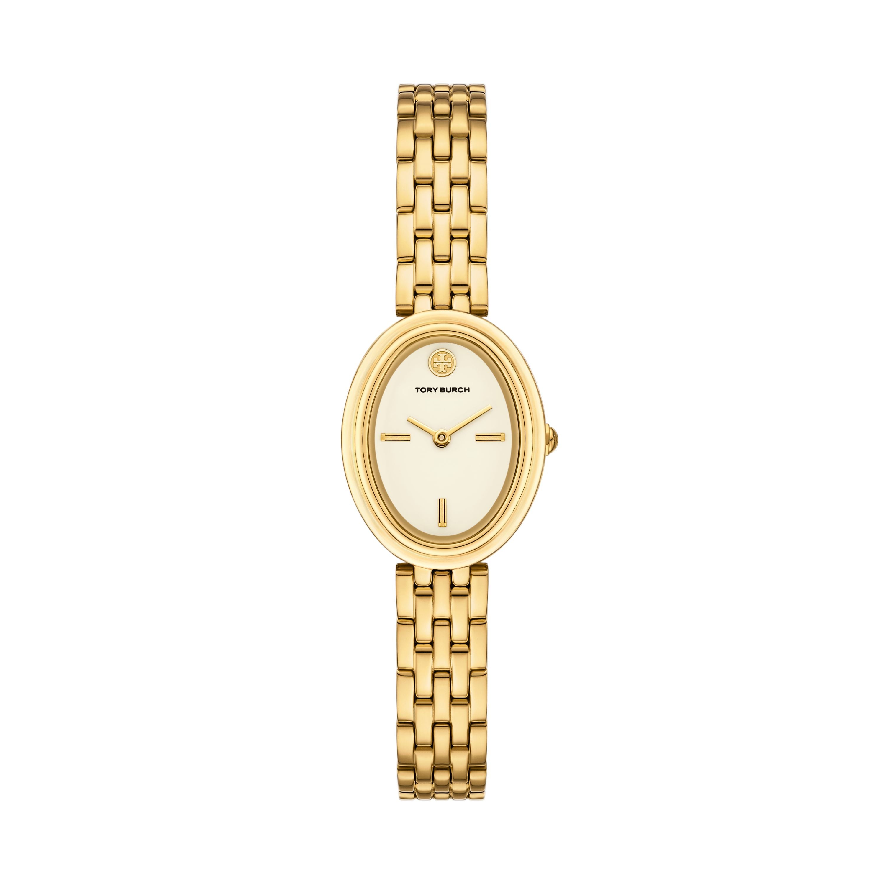 Tory Burch Oval 22mm Cream Dial Women's Watch TBW6032