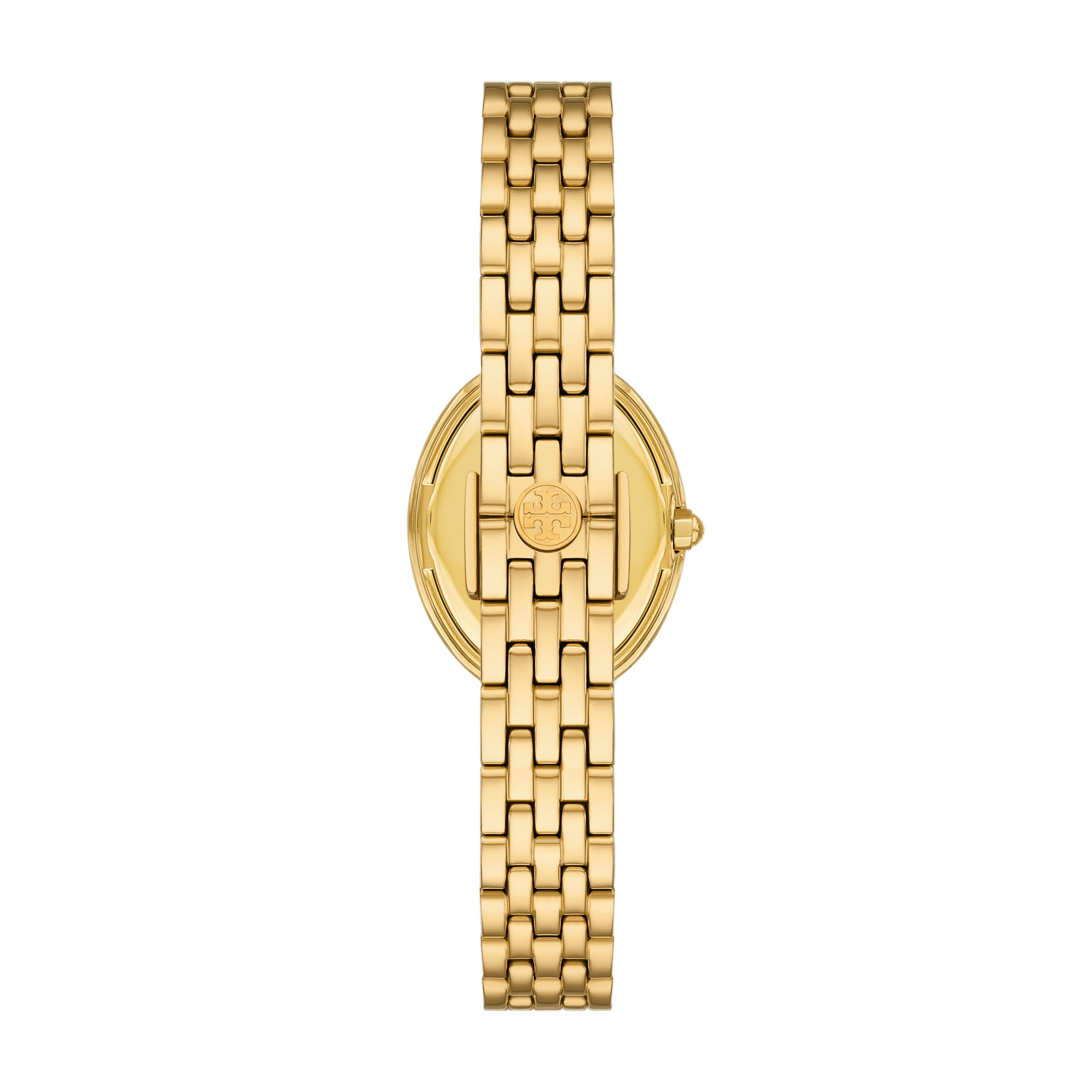 Tory Burch Oval 28mm Mother of Pearl Dial Women's Watch TBW6034