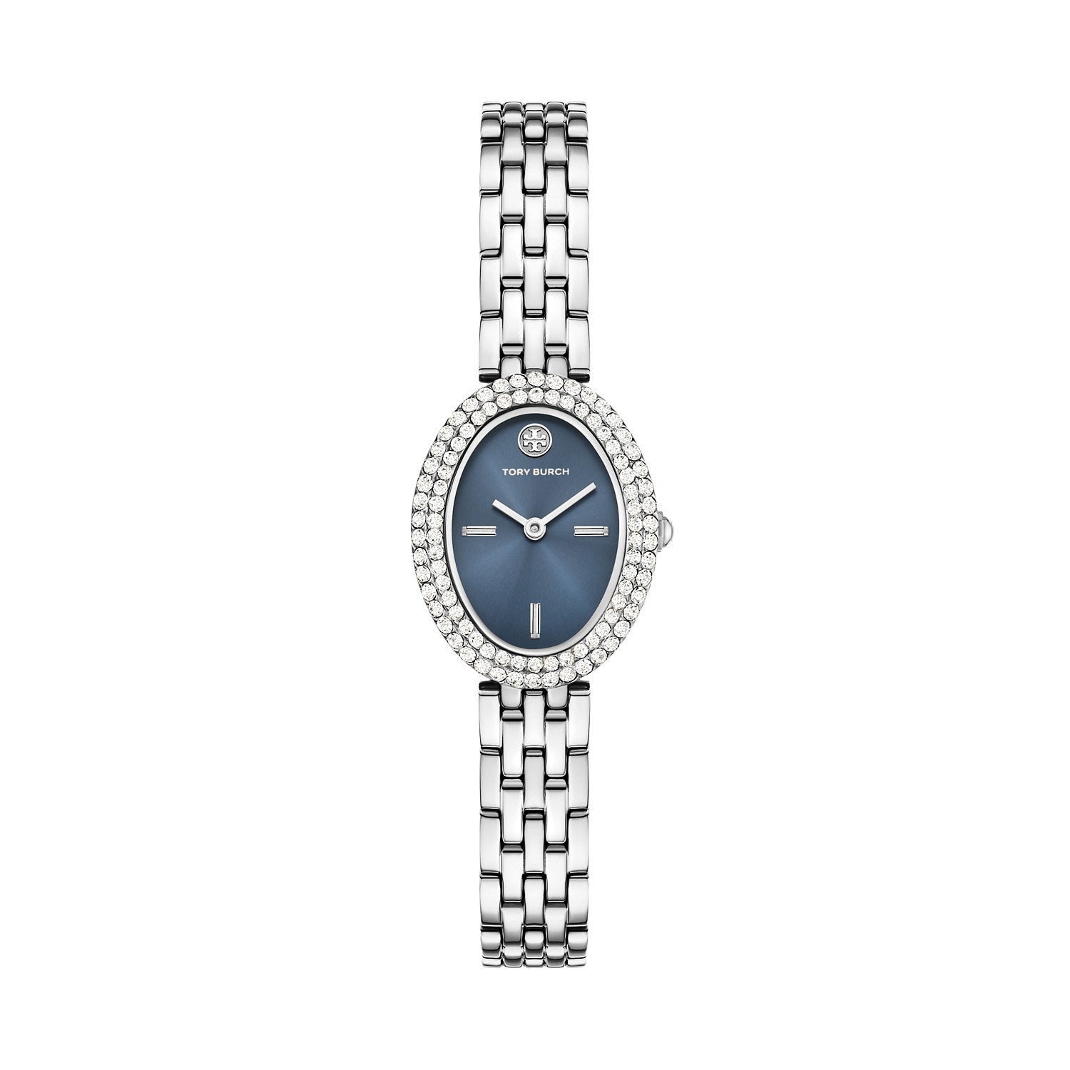 Tory Burch Oval 22mm Blue Dial Women's Watch TBW6040