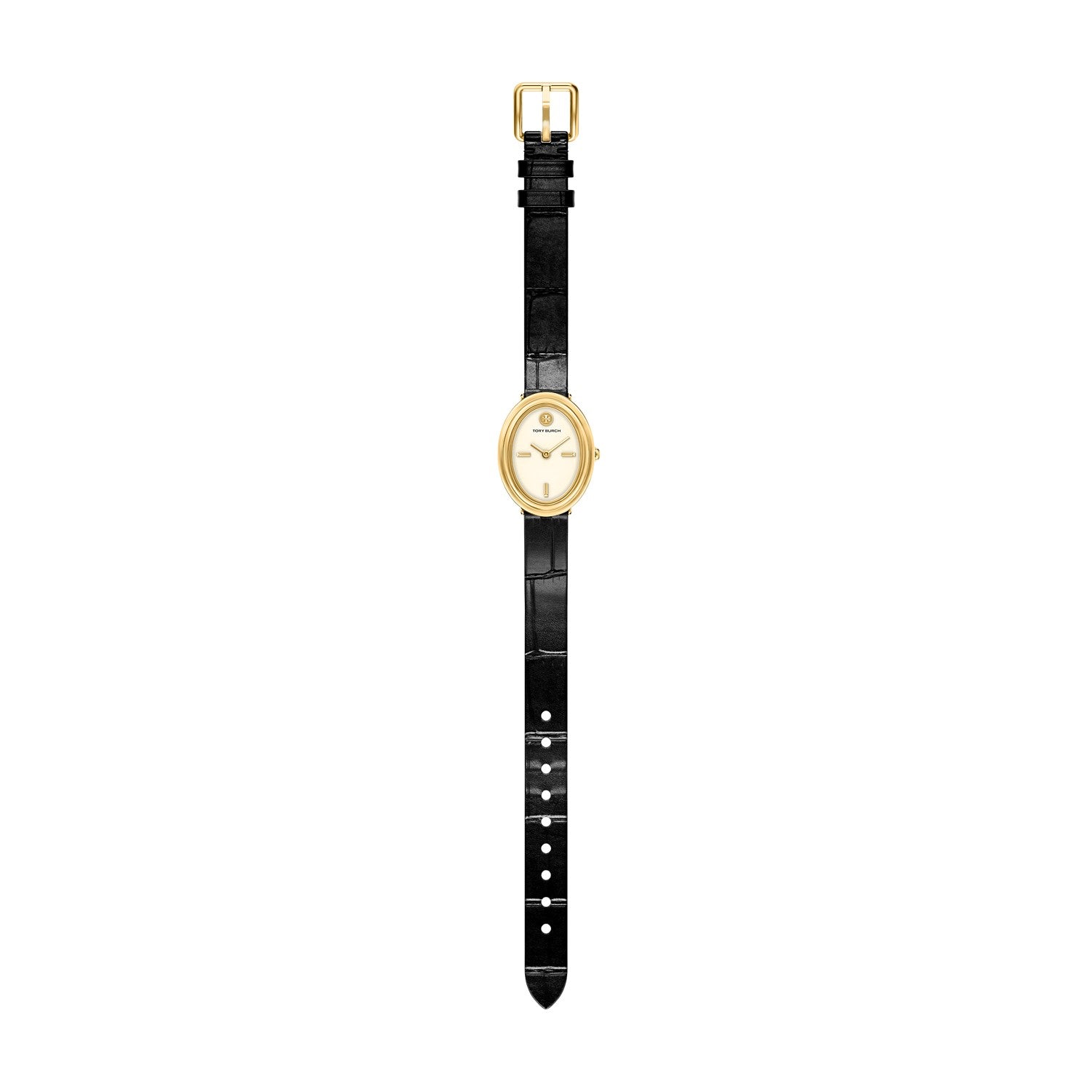 Tory Burch Oval 22mm Ivory Dial Women's Watch TBW6041