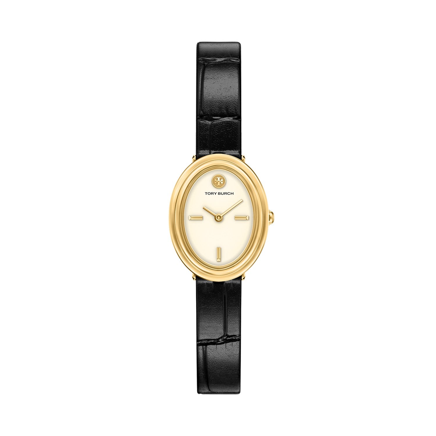 Tory Burch Oval 22mm Ivory Dial Women's Watch TBW6041