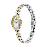 Tory Burch Oval 22mm Light Blue Mother of Pearl Dial Women's Watch TBW6042