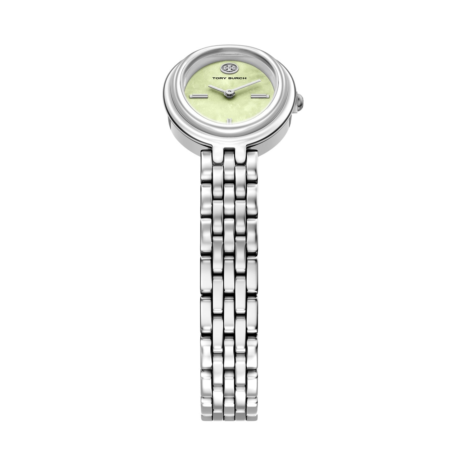 Tory Burch Oval 22mm Light Green Mother of Pearl Dial Women's Watch TBW6043