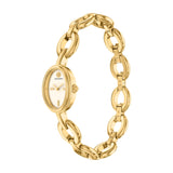 Tory Burch Oval Small Gift Set 18mm Ivory Dial Women's Watch TBW6046SET