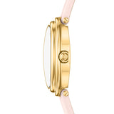 Tory Burch Oval 22mm Light Pink Mother of Pearl Dial Women's Watch TBW6048