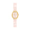 Tory Burch Oval 22mm Light Pink Mother of Pearl Dial Women's Watch TBW6048