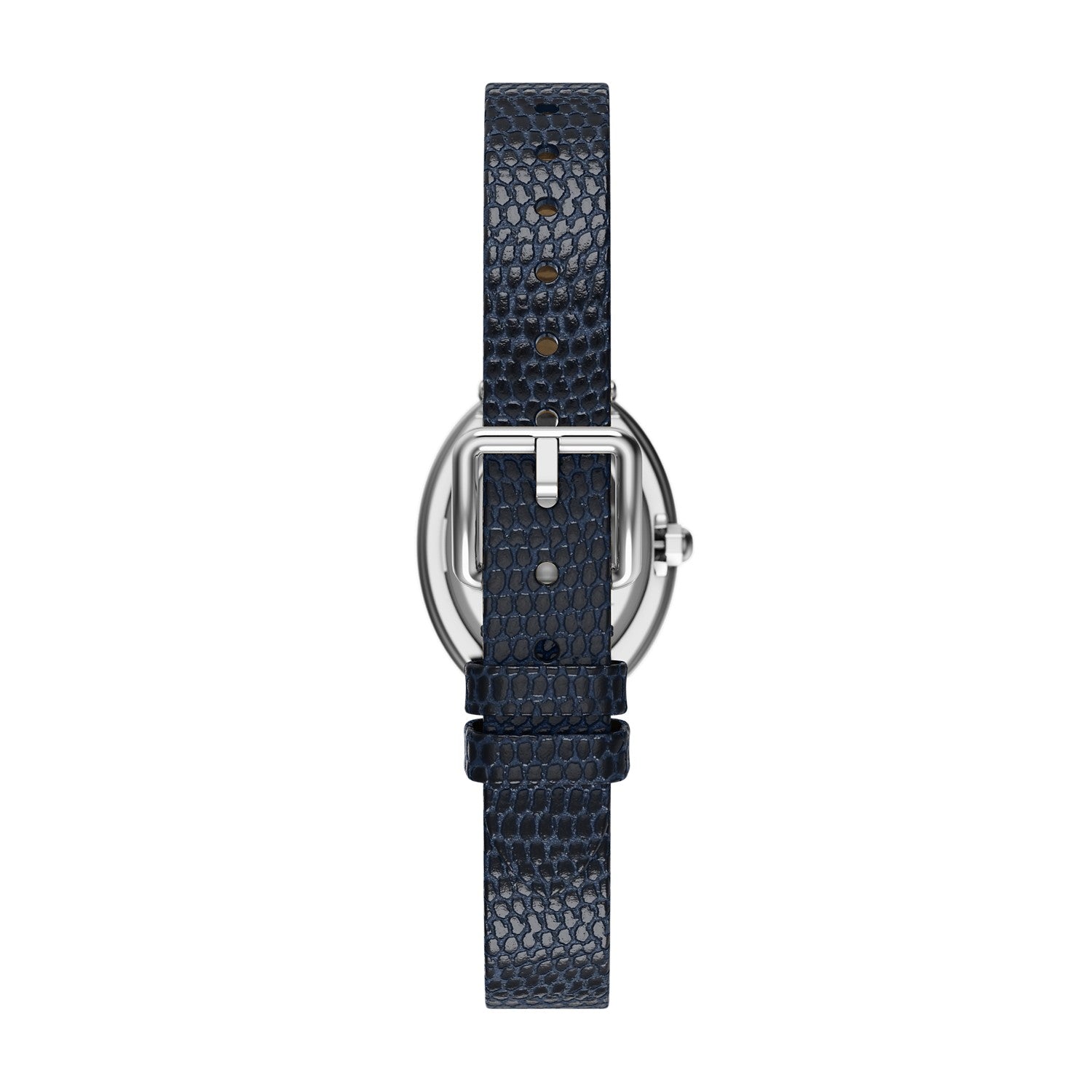 Tory Burch Oval 22mm Steel Blue Dial Women's Watch TBW6050