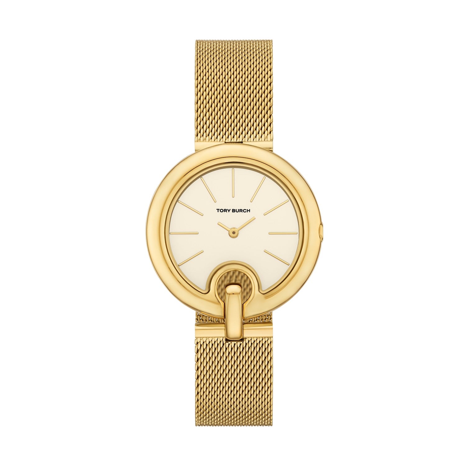 Tory Burch Pierced 36mm Ivory Dial Women's Watch TBW7073
