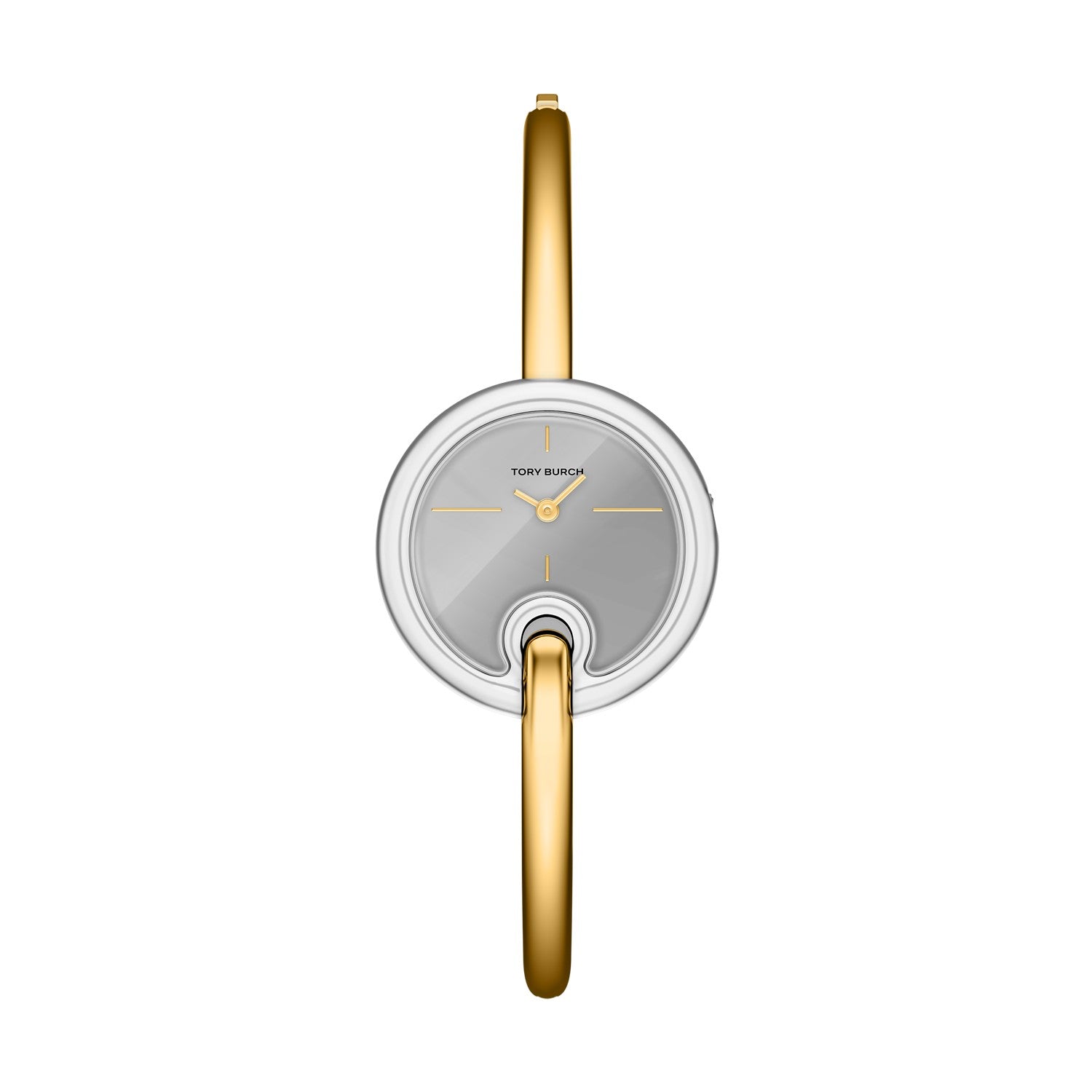 Tory Burch Pierced Small 30mm Silver Dial Women's Watch TBW7077