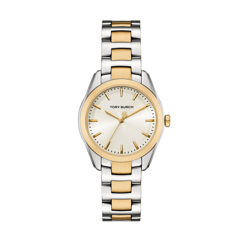 Tory Burch Miller 34mm Cream Dial Women's Watch TBW9061