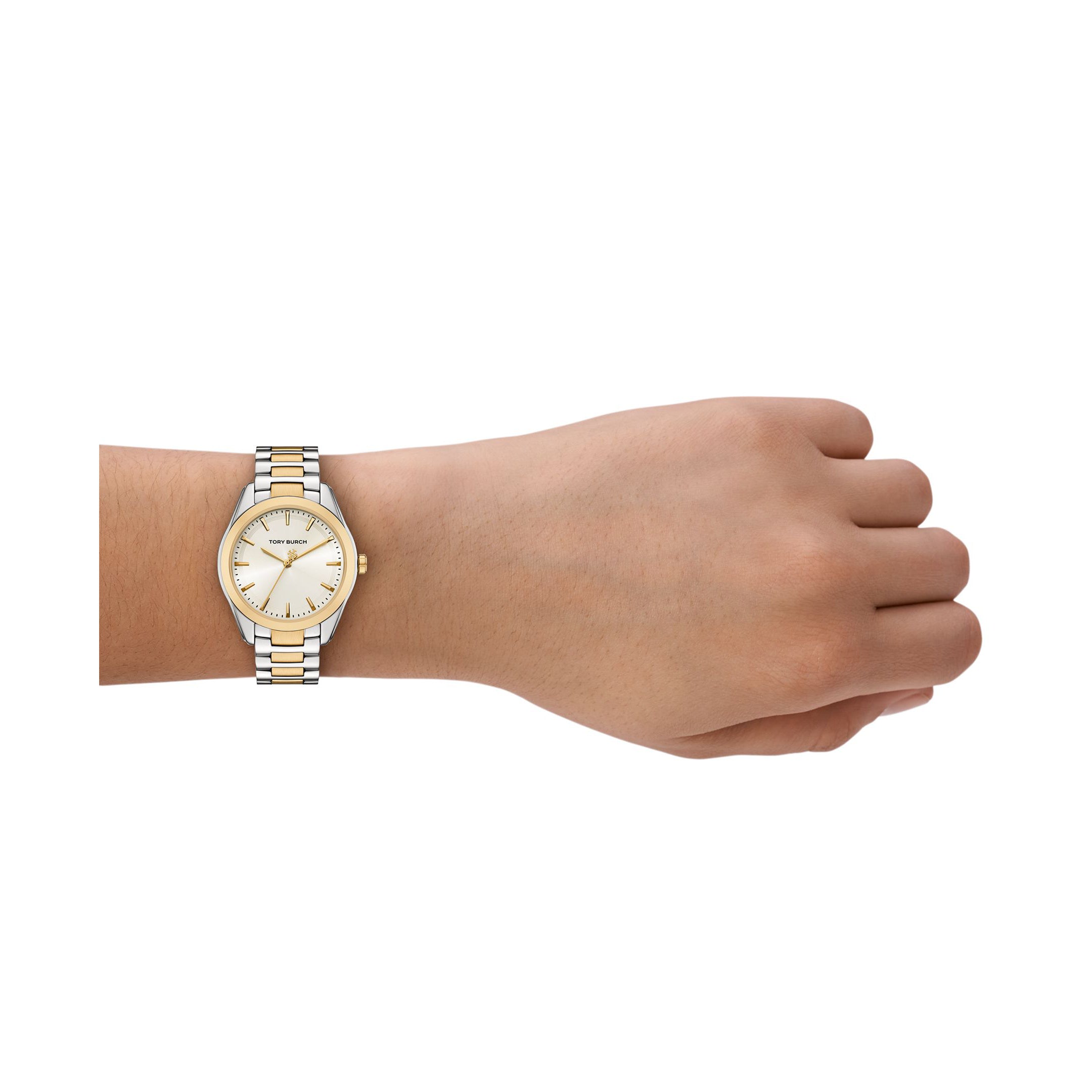 Tory Burch Miller 34mm Cream Dial Women's Watch TBW9061