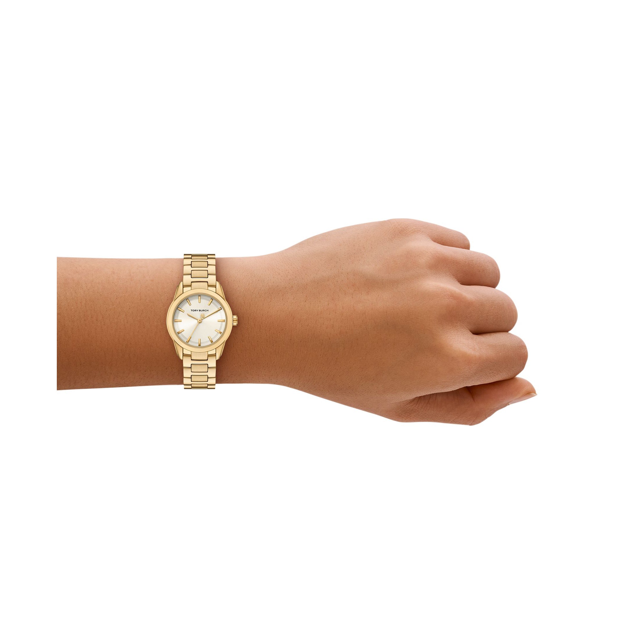 Tory Burch Small Miller 28mm Cream Dial Women's Watch TBW9062