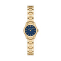 Tory Burch Miller Round Mini 22mm Navy Blue Dial Women's Watch TBW9066