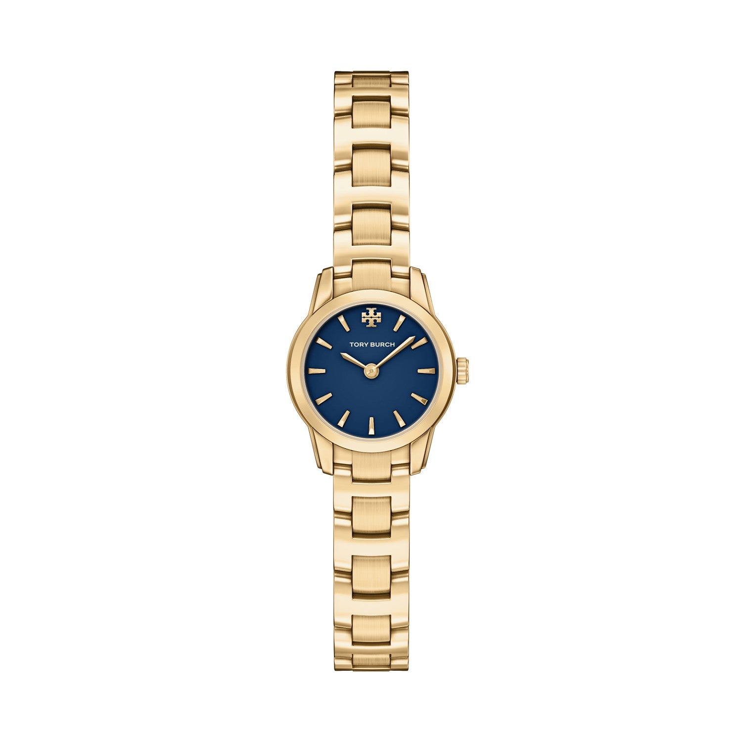 Tory Burch Miller Round Mini 22mm Navy Blue Dial Women's Watch TBW9066