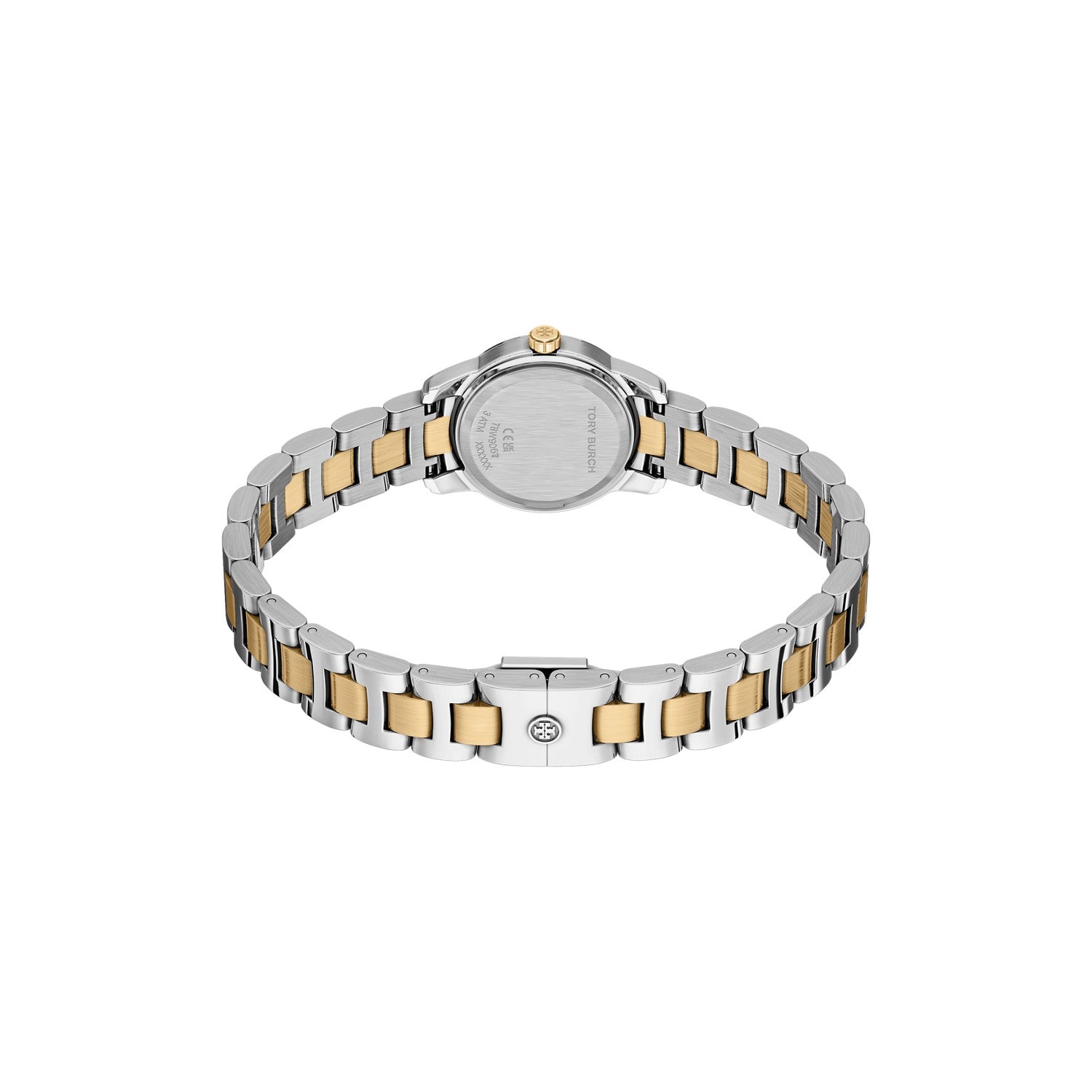 Tory Burch Miller Round Mini 22mm White Mother of Pearl Dial Women's Watch TBW9067