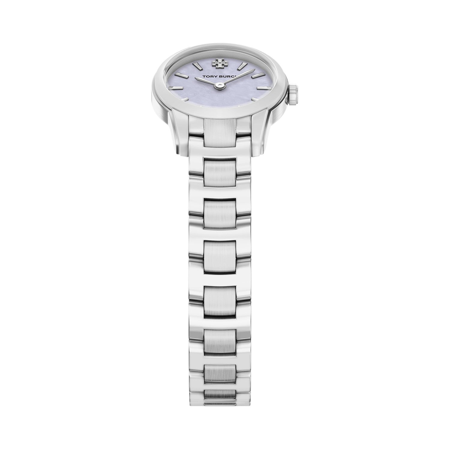 Tory Burch Miller Round Mini 22mm Lilac Mother of Pearl Dial Women's Watch TBW9068