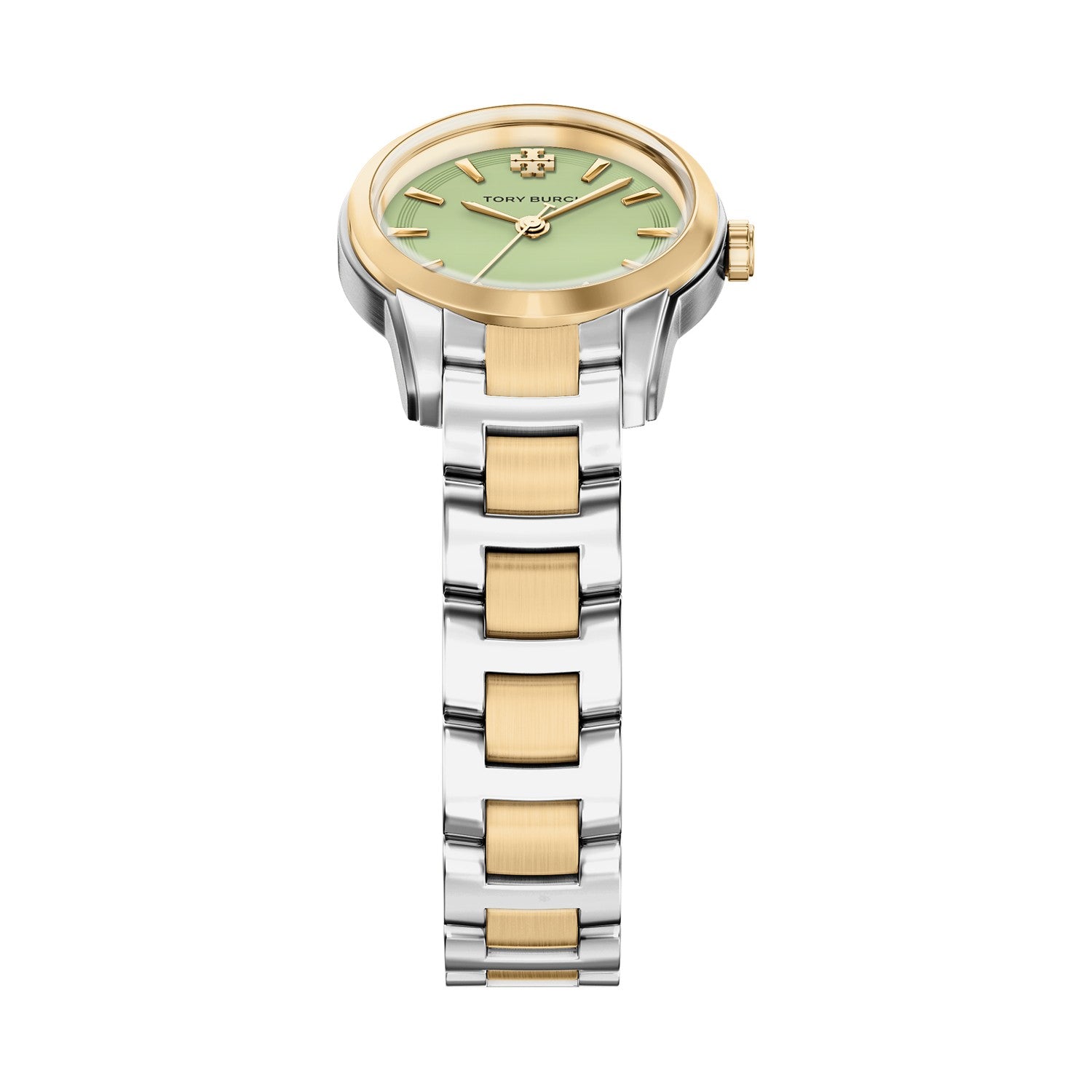 Tory Burch Miller Round Small 28mm Light Green Dial Women's Watch TBW9070