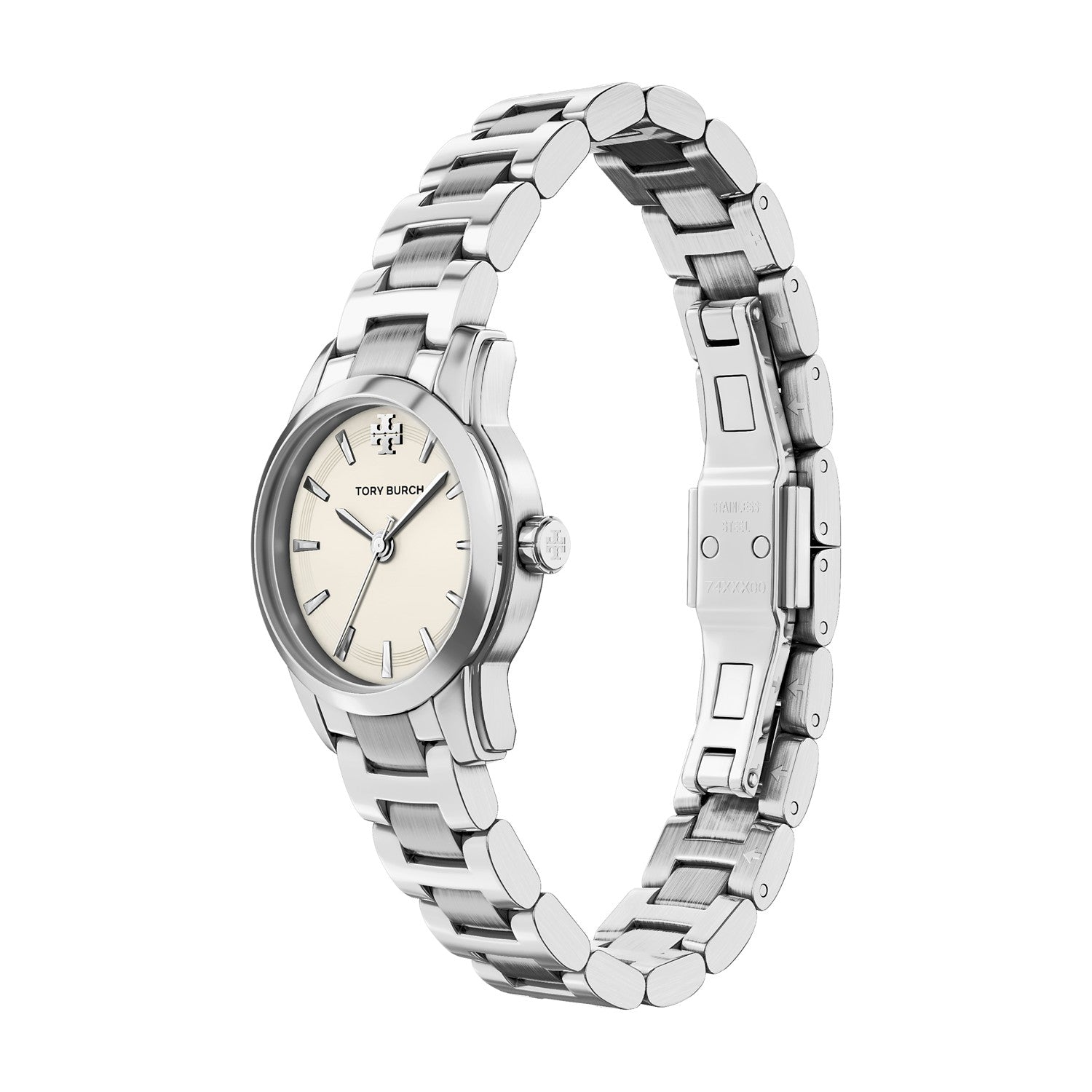 Tory Burch Miller Round Small 28mm Cream Dial Women's Watch TBW9071