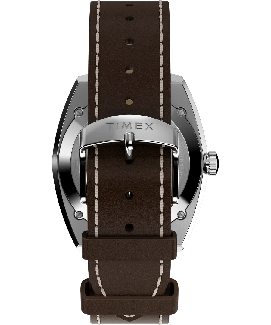 Timex Marlin 39mm Automatic Brown Leather Strap Men's Watch TW2V62000