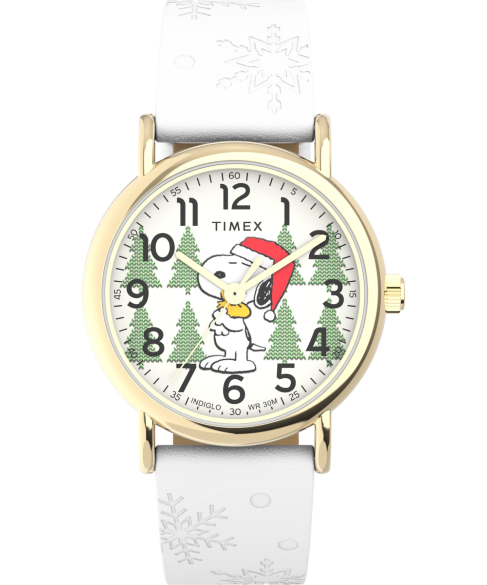 Timex Weekender x Peanuts 38mm White Dial Women's Watch TW2W24100