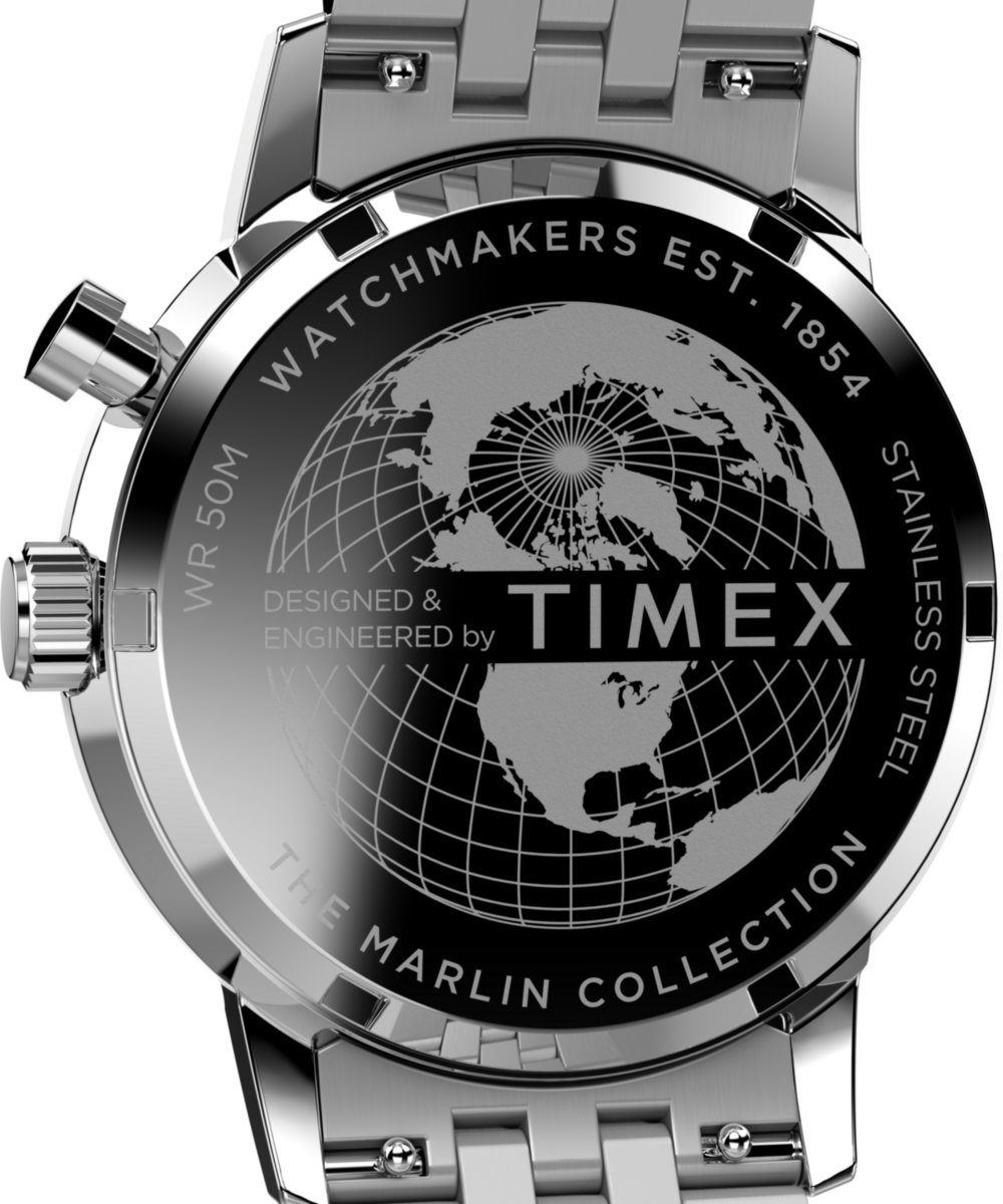 Timex Marlin Moon Phase 40mm Blue Dial Men's Watch TW2W51300