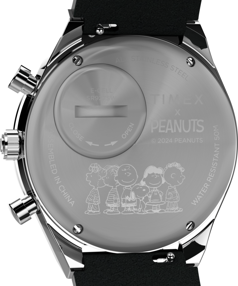 Timex Q Timex x Peanuts 40mm White Dial Men's Watch TW2W68900
