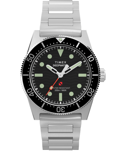 Timex Deep Water Reef 200 41mm Black Dial Men's Watch TW2W95200