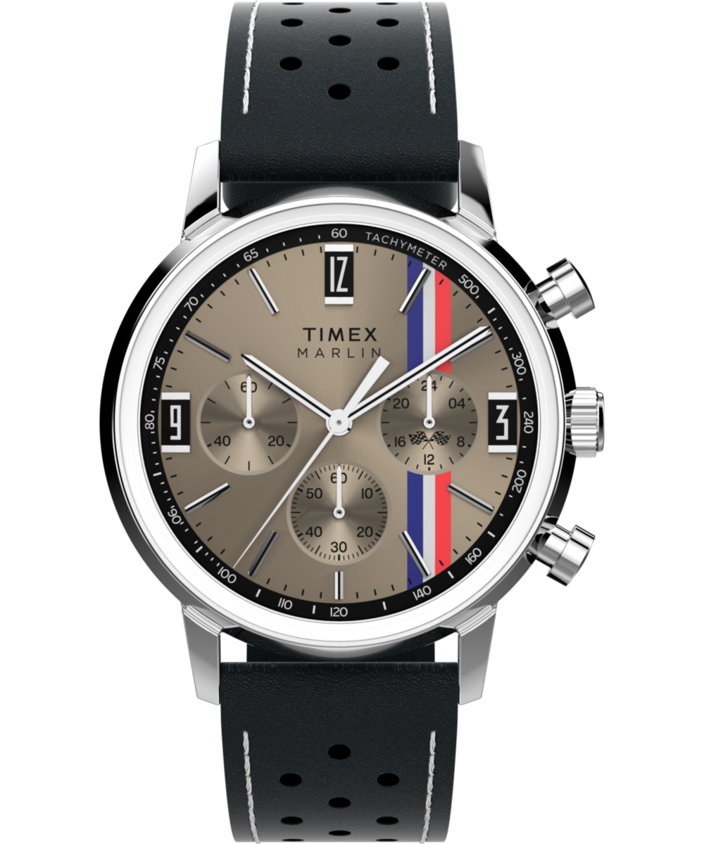 Timex Marlin Chronograph 40mm Tan Dial Men's Watch TW2W98900