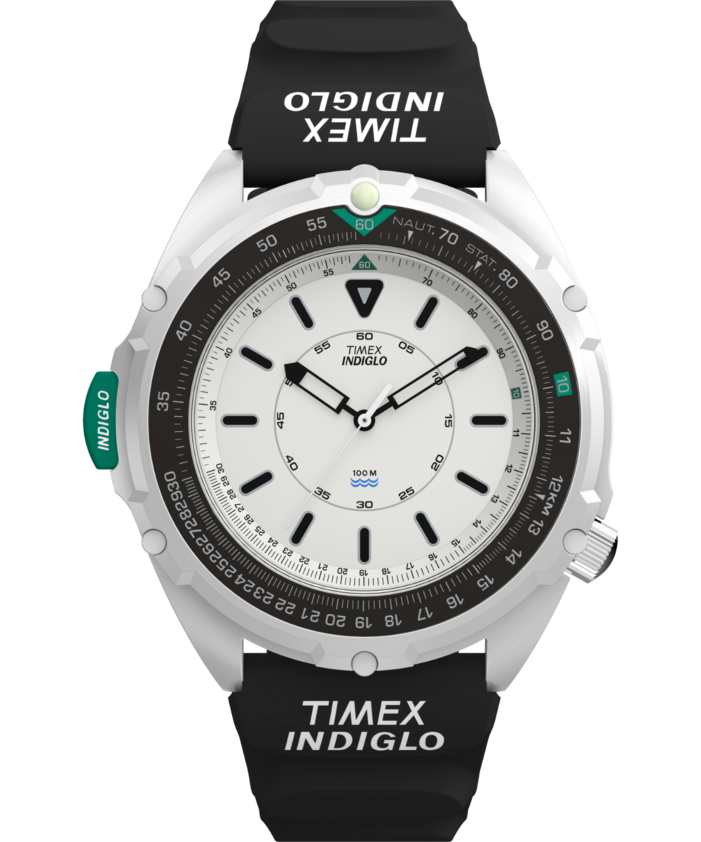 Timex 1995 Intrepid Reissue 46mm White Dial Men's Watch TW2Y05800