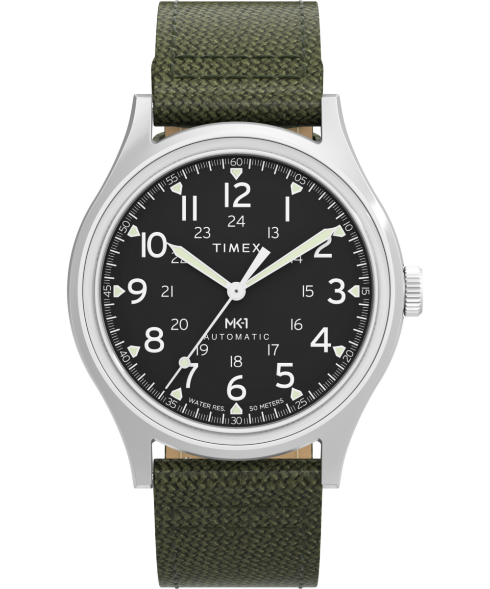 Timex MK1 Automatic 40mm Black Dial Men's Watch TW2Y07800
