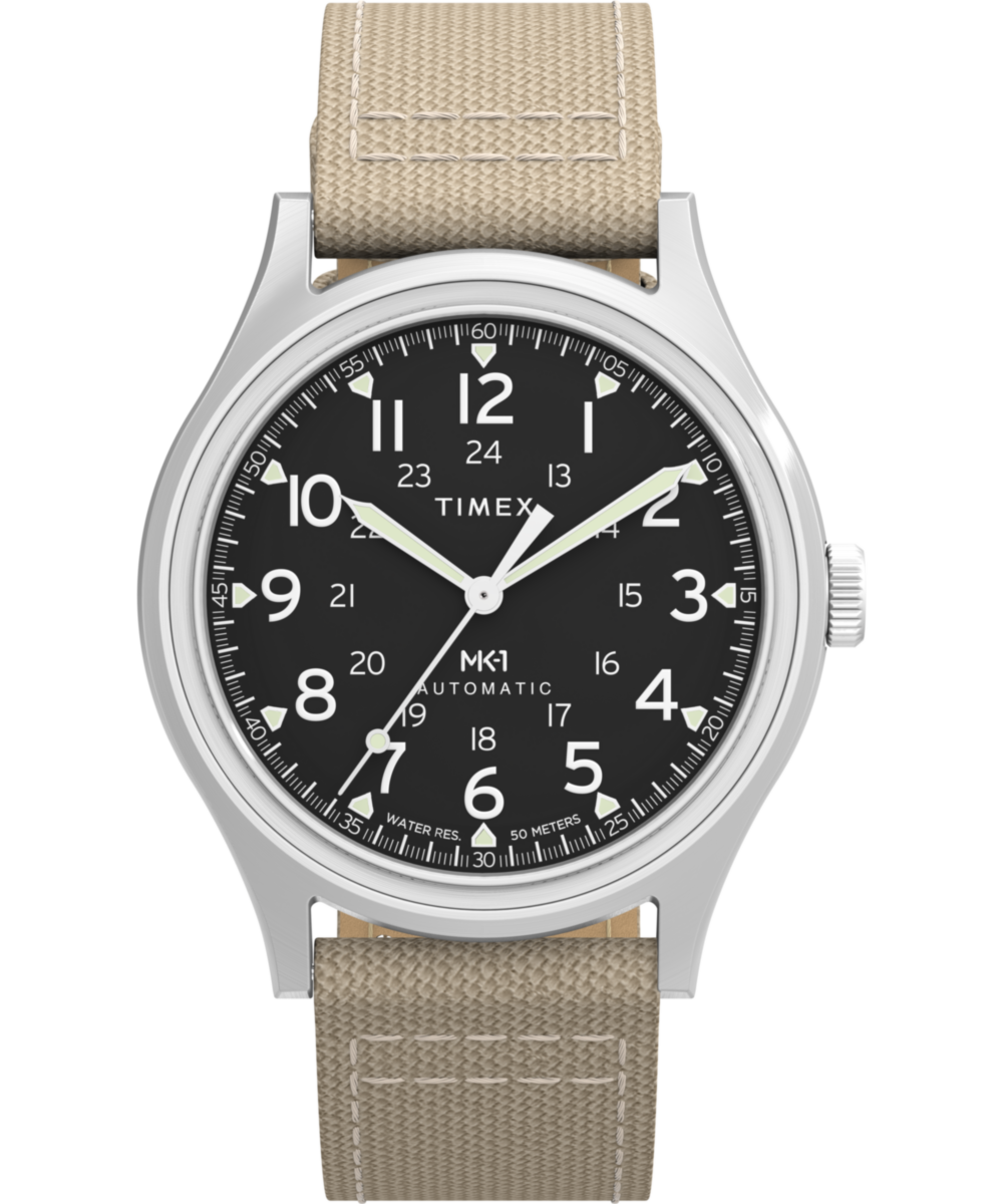 Timex MK1 Automatic 40mm Black Dial Men's Watch TW2Y11900