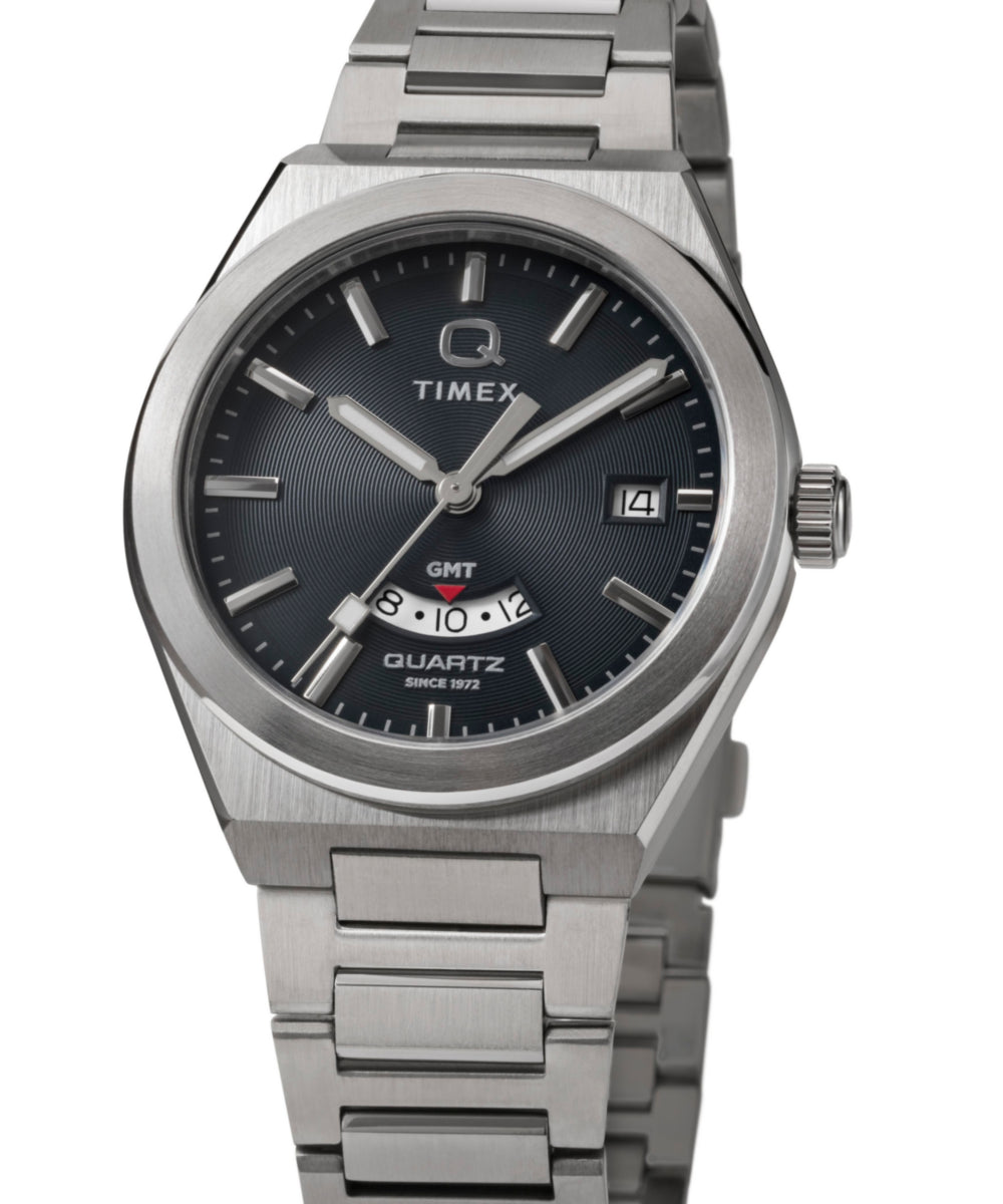 Timex Q Timex Continental 39mm Black Dial Men's Watch TW2Y12100