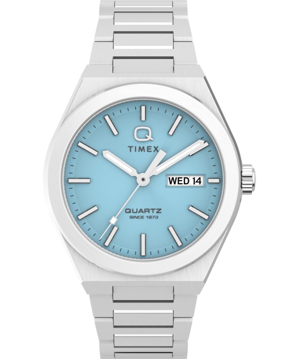 Timex Q Timex Continental 39mm Blue Dial Men's Watch TW2Y35200