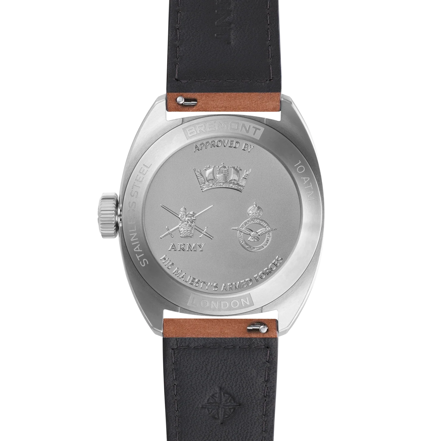 Bremont HMAF Terra Nova Date 40.5mm Caramel Brown Dial Men's Watch TN40-DT-SS-HMAF-BR-L-S