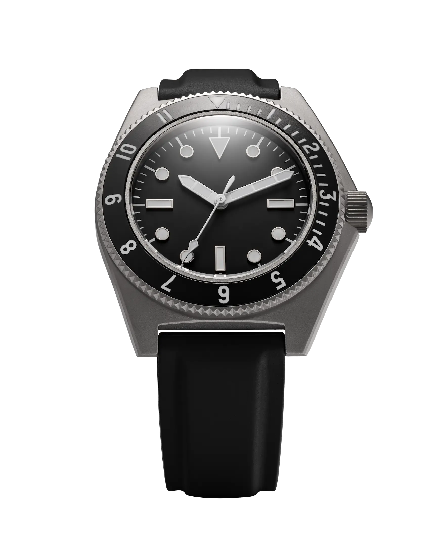 Benrus TYPE 1 MIL SPEC 39.5mm Black Dial Men's Watch T1MS-SS-B-395-01