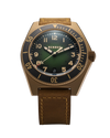Benrus TYPE 2 UJ 41.5mm Green Dial Men's Watch T2CI-BR-G-415-01