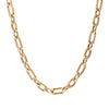 Bronzallure Golden Alternating Link Necklace WSBZ02093Y.YG