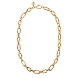 Bronzallure Golden Alternating Link Necklace WSBZ02093Y.YG