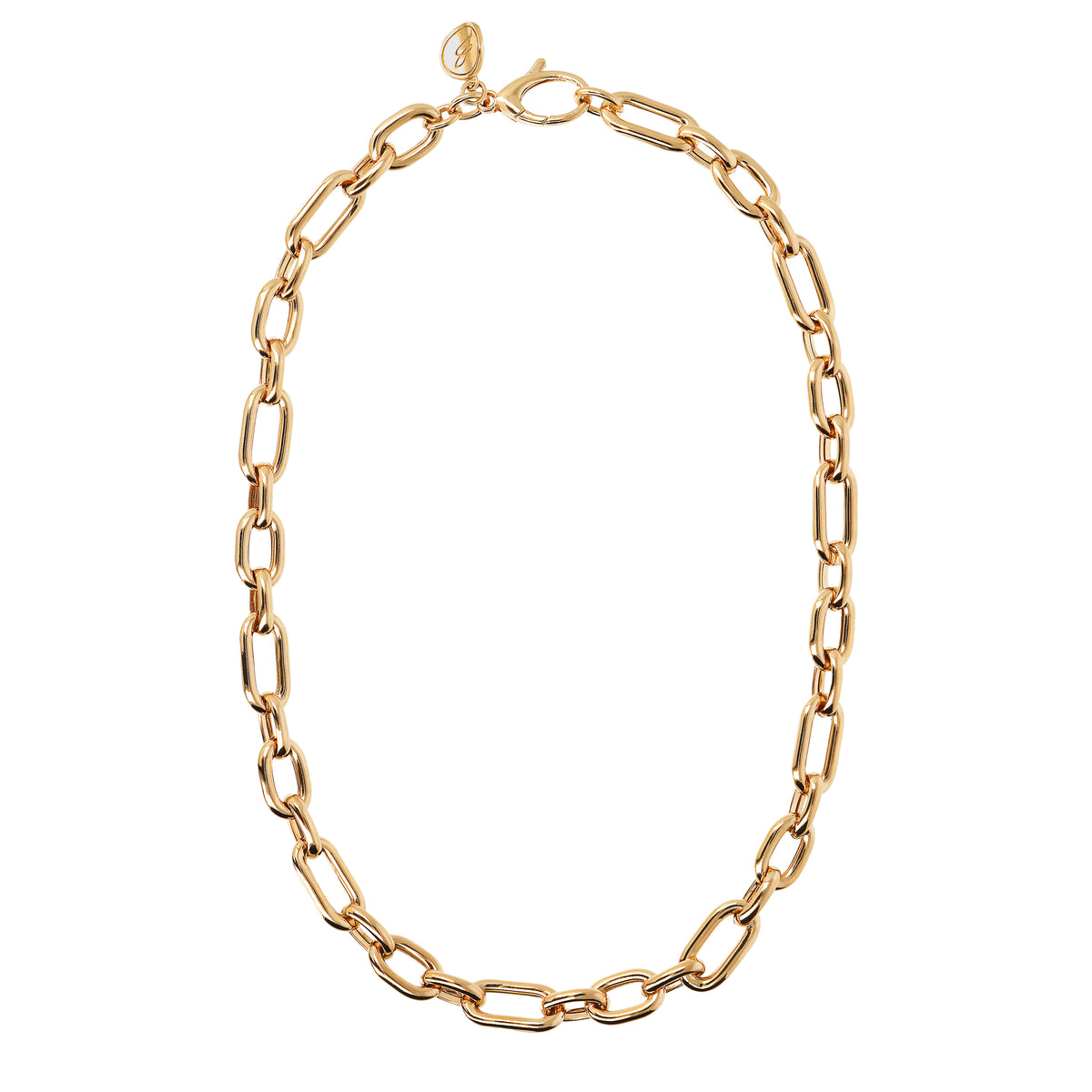 Bronzallure Golden Alternating Link Necklace WSBZ02093Y.YG